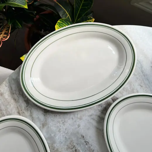 Овальное блюдо, Tuxton, Green Bay, 38.8 см
