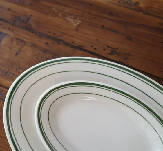 Овальное блюдо, Tuxton, Green Bay, 38.8 см