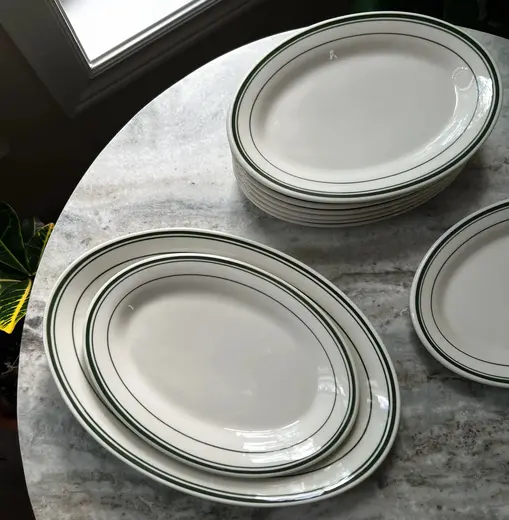 Овальное блюдо, Tuxton, Green Bay, 38.8 см