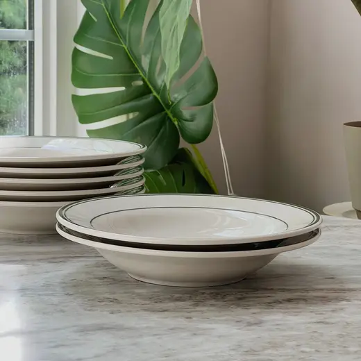 Тарелка суповая, Tuxton, Green Bay, 22 см