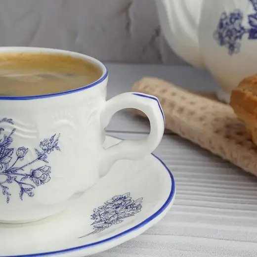 Кофейная пара P.L. Proff Cuisine Sea Flower 120 мл d 6,7 см h5,5 см