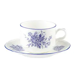 Чайная пара P.L. Proff Cuisine Sea Flower 250 мл d 8,7 см h6,5 см