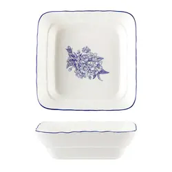 Салатник квадратный P.L. Proff Cuisine Sea Flower 800 мл 20*20 см h5,2 см