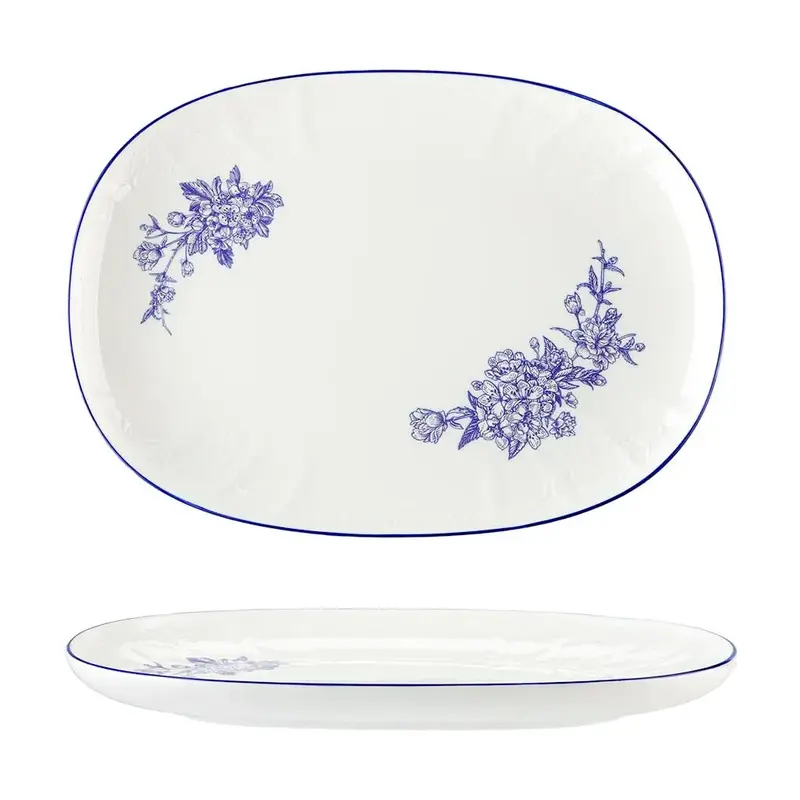 Блюдо овальное P.L. Proff Cuisine Sea Flower 25,6*17,8 см h2,5 см