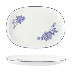 Блюдо овальное P.L. Proff Cuisine Sea Flower 25,6*17,8 см h2,5 см