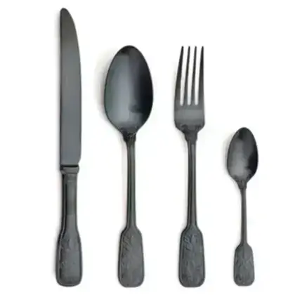 Versailles 18/10 Satin Black