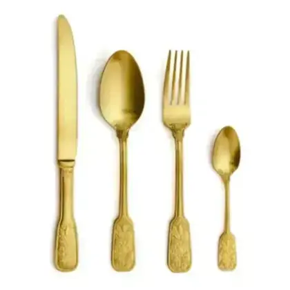 Versailles 18/10 Satin Gold