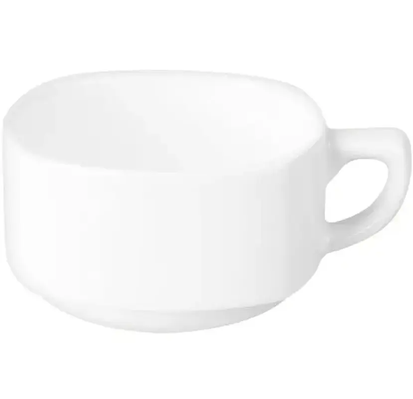 Чашка квадратная штабелируемая RAK Porcelain Ska 230 мл