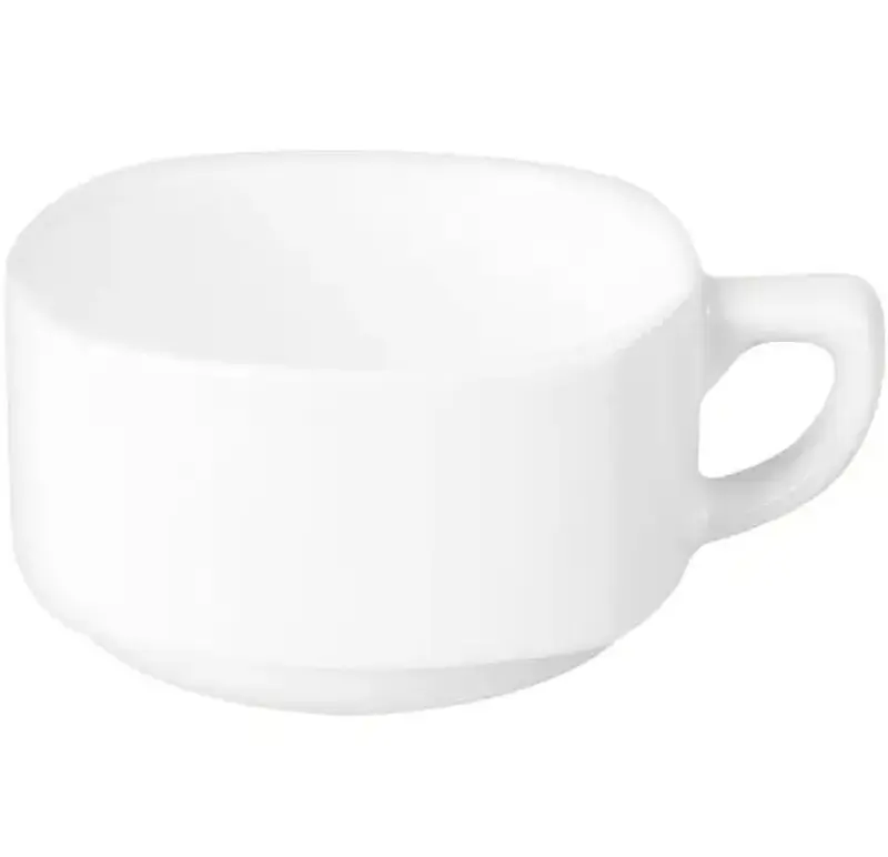 Чашка квадратная штабелируемая RAK Porcelain Ska 300 мл