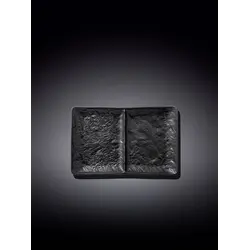 Менажница 2-х секционная, Wilmax, SlateStone, 27x13 см