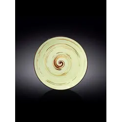 Тарелка круглая , Wilmax, Spiral, 25 см, Фисташковый