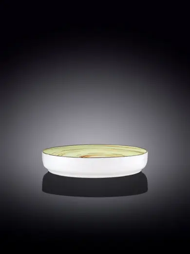 Тарелка круглая , Wilmax, Spiral, 23 см, Фисташковый