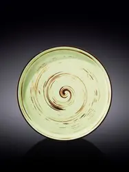 Тарелка круглая , Wilmax, Spiral, 23 см, Фисташковый
