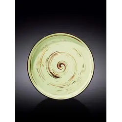 Тарелка круглая , Wilmax, Spiral, 23 см, Фисташковый
