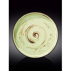 Тарелка круглая, Wilmax, Spiral, 28 см, Фисташковый, 669120/A