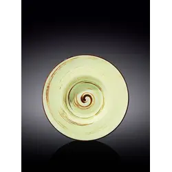 Тарелка глубокая, Wilmax, Spiral, 20 см, 800 мл, Фисташковый