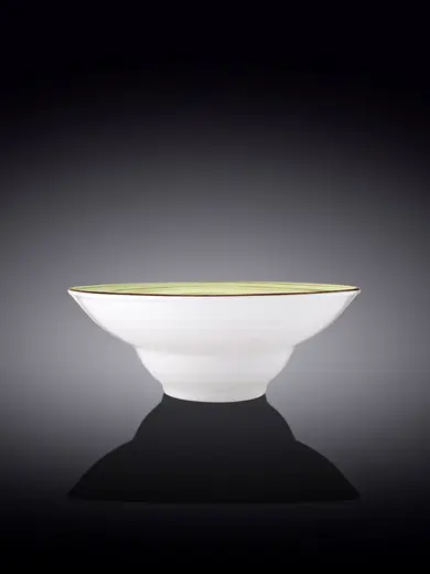 Тарелка глубокая, Wilmax, Spiral, 22.5 см, 1100 мл, Фисташковый