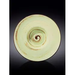 Тарелка глубокая, Wilmax, Spiral, 27 см, 250 мл, Фисташковый