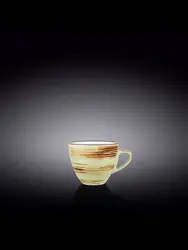 Чашка, Wilmax, Spiral, 110 мл, Фисташковый