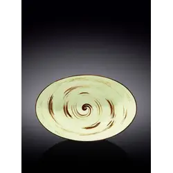 Салатник овальный, Wilmax, Spiral, 25х16,5х6см, Фисташковый