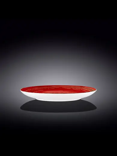 Тарелка круглая , Wilmax, Spiral, 28 см, Красный