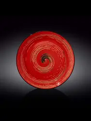 Тарелка круглая , Wilmax, Spiral, 28 см, Красный