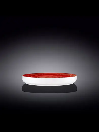 Тарелка, Wilmax, Spiral, 23 см, Красный