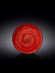 Тарелка, Wilmax, Spiral, 23 см, Красный