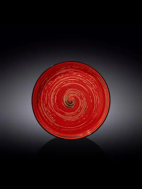 Тарелка, Wilmax, Spiral, 23 см, Красный