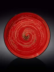 Тарелка, Wilmax, Spiral, 28 см, Красный