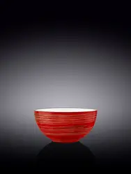 Салатник, Wilmax, Spiral, 14 см, 600 мл, Красный