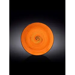 Тарелка круглая , Wilmax, Spiral, 25 см, Оранжевый