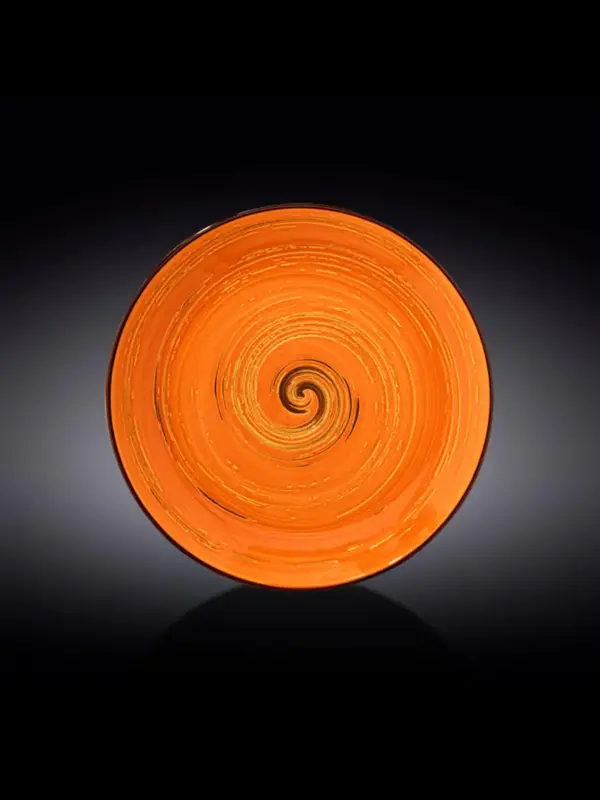 Тарелка круглая , Wilmax, Spiral, 28 см, Оранжевый