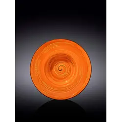 Тарелка глубокая, Wilmax, Spiral, 20 см, 800мл, Оранжевый
