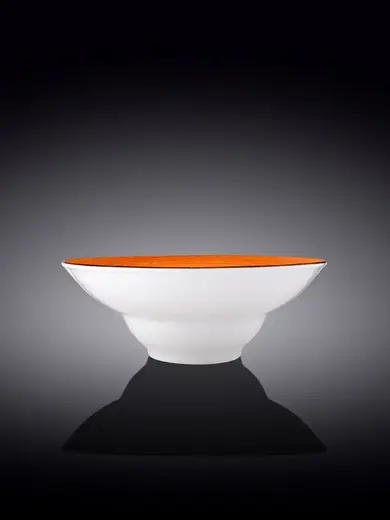 Тарелка глубокая, Wilmax, Spiral, 22.5 см, 1100 мл, Оранжевый