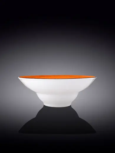 Тарелка глубокая, Wilmax, Spiral, 25.5 см, 1500 мл, Оранжевый