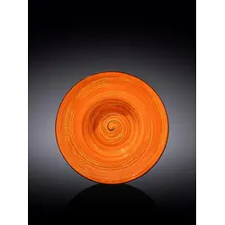 Тарелка глубокая, Wilmax, Spiral, 25.5 см, 1500 мл, Оранжевый