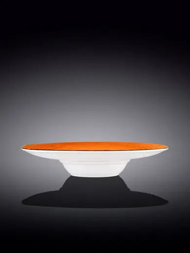 Тарелка глубокая, Wilmax, Spiral, 24 см, 200 мл, Оранжевый