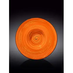 Тарелка глубокая, Wilmax, Spiral, 24 см, 200 мл, Оранжевый