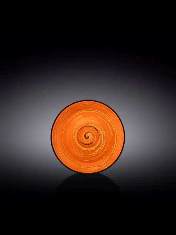 Блюдце, Wilmax, Spiral, 15 см, Оранжевый