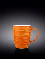 Кружка, Wilmax, Spiral, 460 мл, Оранжевый