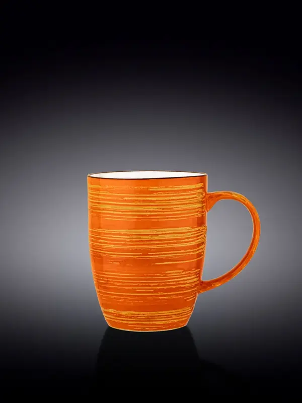 Кружка, Wilmax, Spiral, 460 мл, Оранжевый