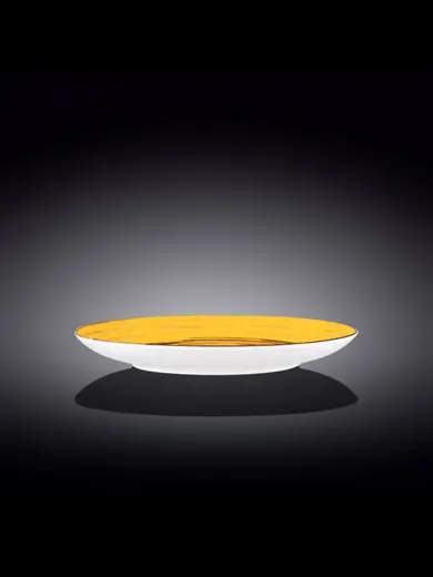 Тарелка круглая , Wilmax, Spiral, 28 см, Желтый