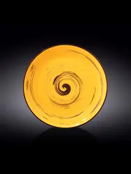 Тарелка круглая , Wilmax, Spiral, 28 см, Желтый