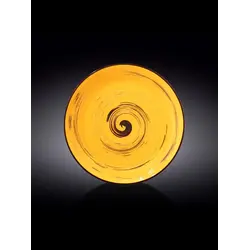Тарелка круглая , Wilmax, Spiral, 28 см, Желтый