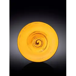 Тарелка глубокая, Wilmax, Spiral, 22.5 см, 1100 мл, Желтый