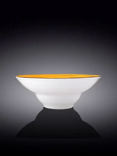 Тарелка глубокая, Wilmax, Spiral, 25.5 см, 1500 мл, Желтый