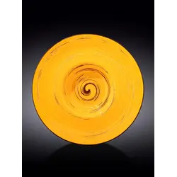 Тарелка глубокая, Wilmax, Spiral, 27 см, 250 мл, Желтый
