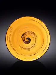 Тарелка глубокая, Wilmax, Spiral, 28.5 см, 500 мл, Желтый