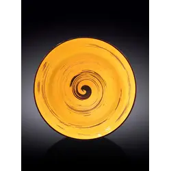 Тарелка глубокая, Wilmax, Spiral, 28.5 см, 500 мл, Желтый